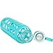 ORIGIN Best BPA-Free Borosilicate Glass Water Bottle with Protective Silicone Sleeve and Leak Proof Lid - Dishwasher Safe (Turquoise, 22 oz)