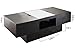 ioHOMES Lansing Rectangular Coffee Table with Storage, Black