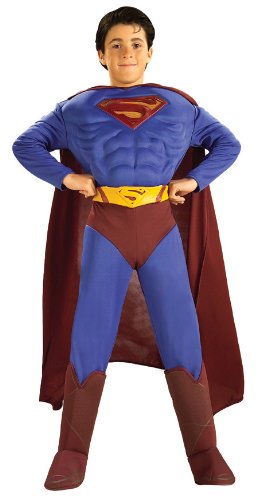 Deluxe Muscle Chest Superman Costume - Toddler