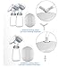 Electric Double Breast Pumps BPA-Free USB Dual Control Milk Suction and Breast Massager Baby Breastfeeding Comfortable Lightweight Postpartum Milk Pump with 150 ml Milk Storage Bottle 2 modes 9 speed