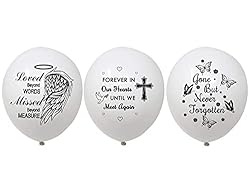 30 Biodegradable latex balloons for release to