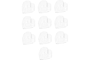 GALPADA 40Pcs Heart-Shaped Plastic Candle Molds for DIY Tealight Cups, Flame Retardant Candle Jar Containers