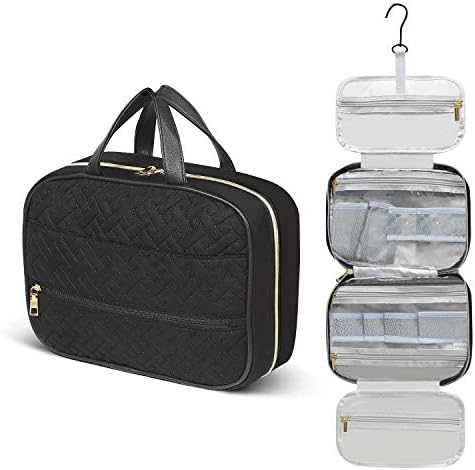 Hanging Toiletry Bag for Women, Travel Makeup Bags Organizer for Accessories Toiletries, Full Sized Container Hanging Toiletry Bag for Women, Travel Makeup Bags Organizer for Accessories Toiletries, Full Sized Container