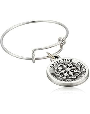 Compass Expandable Rafaelian Silver Stackable Ring, Size 7-9