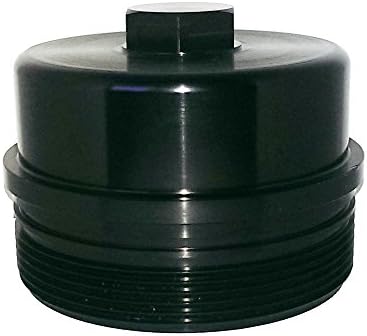 Billet Aluminum Black Fuel Filter Cap For 2008-2010 Ford 6.4L Powerstroke Diesel