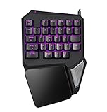 Gaming Keypad The New Gameboard with Programmable Keys 7 Color LED Backlit PC Portable Wired USB Black Ergonomic Game Keypad Compatible With Windows System The most fun gaming keyboard