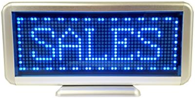 Programmable Scrolling SMD Dot Matrix LED Mini Advertisement Display (16x48 pixels, 3.0 pitch) Blue