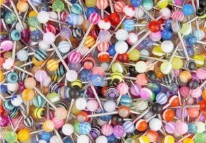 Jewellery Pack of Tongue or Nipple Bars Colours/Designs