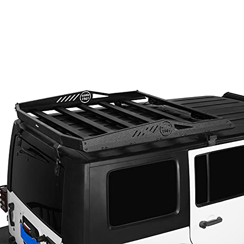Hooke Road Roof Rack Cargo Basket Luggage Carrier for 20072018 Jeep