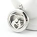 'Mother and Childs Love' Essential Oil Diffuser Necklace Aromatherapy Pendant, Jewelry Bag and Extra Pads