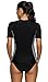 beautyin Women's Rash Guard Short Sleeve Rashguard Sun Protection Shirt UPF 50+