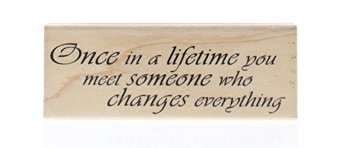 Hampton Art Once in A Lifetime Wood Stamp - Thumbnail 2