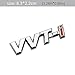 3D Metal VVT-I Car Side Fender Rear Trunk Emblem Badge Sticker Decals for Toyota Camry Lexus Is Es Rx