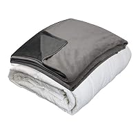 UBEQEÔ Removable Sensory Heavy Weighted Blanket Soft Washable Minky Duvet