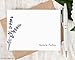 LAVENDER - Personalized Flat Floral Plant Stationery/Stationary Note Card Set