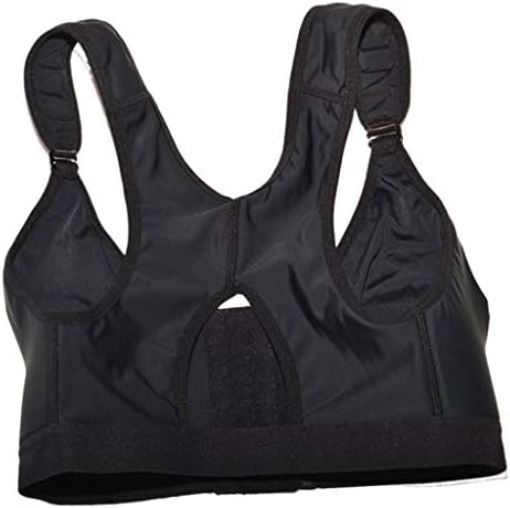 Women Post-Surgical Sports Support Bra Front Closure with Adjustable Straps Wirefree Racerback