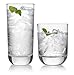 Libbey Polaris 16-Piece Tumbler and Rocks Glass Set, Clear primary