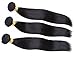 Worldflying@ 8-28 inches 100% Virgin Brazilian Natural Straight Human Hair Weave Extension Unprocessed 1 pack Bundle Black