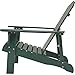 United General Supply CO., INC Adirondack Chair Finish: Hunter Green