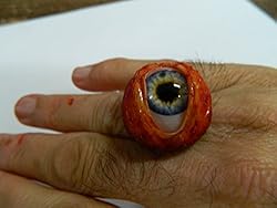 Realistic Life Size Human/zombie Eyeball Ring with