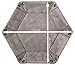 Forged Dice Co. Portable Folding Dice Tray - 6.5 Inch for DND, D&D, and Dice Games - Quiets Rolling Metal Dice With Stronger Snaps