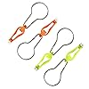 Krazywolf-Mini-Power-Grip-Planer-Board-Snap-Trolling-Weight-Release-Clip-In-Ring-Boat-Outfitting2-12-InchOrangeYellow