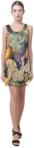 JC-Dress Sleeveless Dress Vintage Underwater Sea Sexy Party Dress