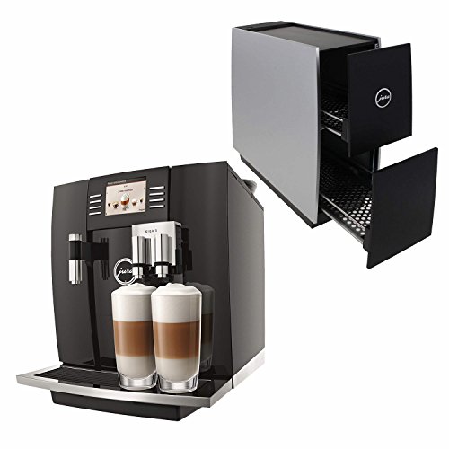 Jura 15066 Automatic Coffee Machine Giga 5, Piano Black with Jura 72229 Cup Warmer, Black