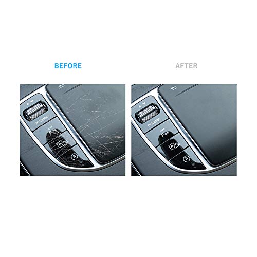 [Set of 2] Navigation Touch Controller PET Film for 2019 Mercedes Benz C-Class W205 COMAND Touchpad, Sensitive Protector Invisible Ultra HD Clear Film Anti Scratch Skin Guard - Thumbnail 3