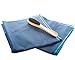 Garment Bags by Home Zone - 4 Pack of Breathable Garment Suit Bag Clothes Covers - Protect Garments & Suits - Ideal for Mens Travel & Clothing Protection - Navy & Blue Finish - Medium Size
