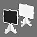 AUSTOR 14 PCS Mini Chalkboard Wedding Signs with Stand for Table, Food, Wedding and Party, White