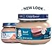 Gerber Mealtime for Baby 2nd Foods Baby Food Jar, Non-GMO Pureed Baby Food with Essential Nutrients (Beef) 2.5 oz. (Pack of 20)