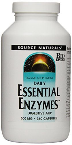 Source Naturals Daily Essential Enzymes, 500mg, 360 Capsules