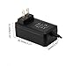 BINZET 12V 2A Power Adapter, AC to DC, 2.1mm X 5.5mm Plug, Regulated 12v 2a Power Supply Wall Plug for LED Copper String Light, LED Strip Light