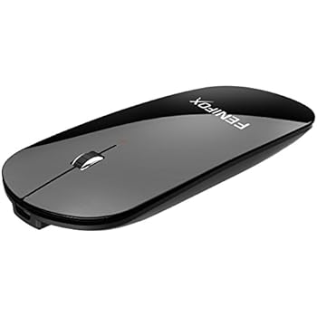 Ultra-thin Bluetooth Wireless Rechargeable Mouse Compatible with Laptop, Tablet, Notebook, PC