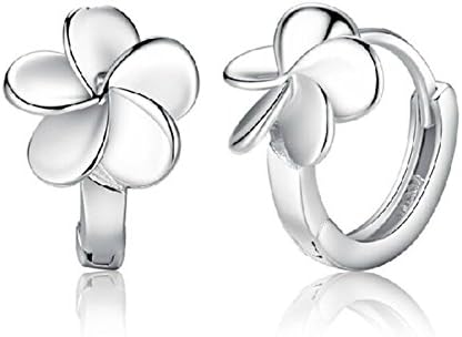 Silver Korean Version Of The Korean Or Korean-Style Flowers Earring-0