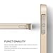 elago iPhone SE case, [Outift Matrix][Champagne Gold] - [Premium Hybrid Construction][Diamond-Cut Aluminum][Spark Design Award] - for iPhone SE/5/5S
