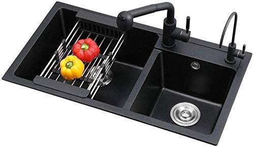 Amazon Com Kitchen Sink Kitchen Double Sink Bowl With Dual Drains