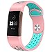 NO1seller Top Bands Compatible for Fitbit Charge 3 Small Large, Soft Silicone Sport Strap with Air Holes Replacement Wristband for Fitbit Charge 3 and Charge 3 SE Fitness Tracker