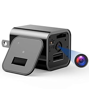 Mini Camera Charger – 1080P USB Hidden Camera, Nanny Camera with Motion Detection, Non WiFi Surveillance Camera for…