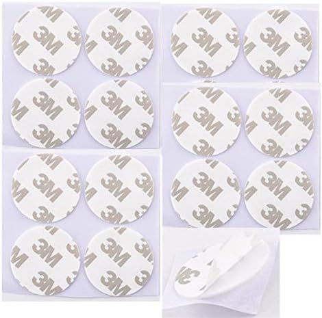 15 Pack Adhesive Stickers Replacement Pads Adhesive Kit - Adhesives for Cell Phone Stand car Mount Holder/Wall Hook (15 Pack)