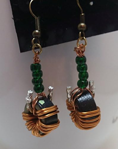 Toroidal inductor earrings