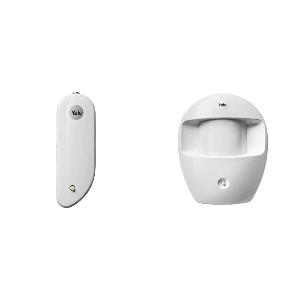 Yale Easy Fit Alarm Door/Window Contact & Accessory Pet PIR Motion Detectors, White, DIY Friendly, Motion Activated, Pet Friendly for SR & EF Alarms