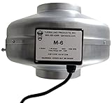 Tjernlund M-6 Inline Duct Booster Fan, Hydroponic