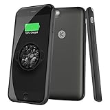 iPhone 6 6S Battery Case SOLEMEMO Ultra Slim Charging Case External Battery Case Portable Charger for iPhone 6 6S 4.7 inches with 2400mAh (Black)