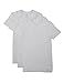 David Archy Men's 3 Pack Cotton Slim Fit Crew Neck Undershirts 2 Size UP