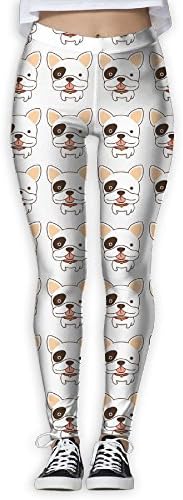 Women's Large Dog Head PatternHigh Waisted Tummy Control Workout Leggings For Yoga Pants Fit For Gym Fitness Running