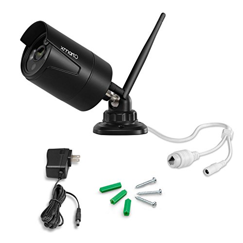xmartO 1080p HD Wireless Security Camera System 8 Channel NVR with 1TB HDD and 4X 1080p Full HD 2.0MP Wireless Outdoor IP Cameras, Auto-Pair, NVR with Built-in WiFi Router, WiFi Relay, Audio Support
