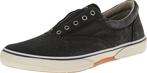 Sperry Top-Sider Men's Halyard Laceless CVO Black Sneaker 11.5 M (D)