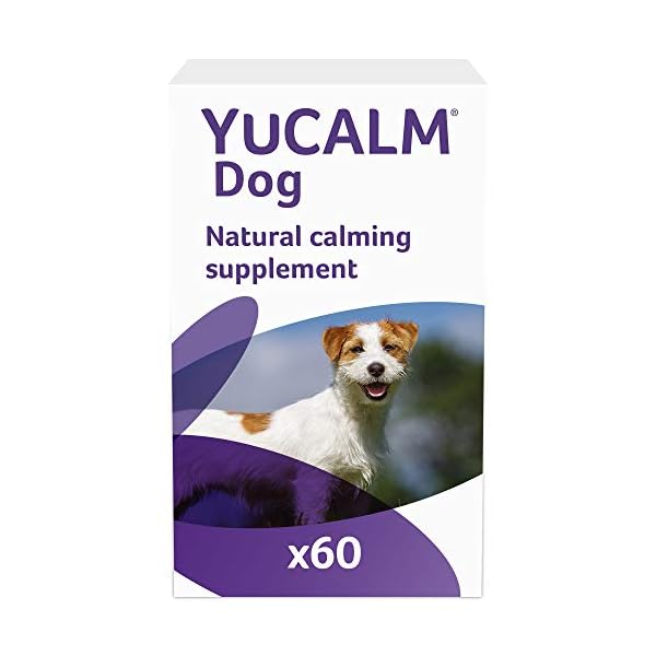 Lintbells-YuCALM-Dog-Calming-Supplement-for-Dogs-who-are-Stressed-or-Nervous-All-Ages-and-Breeds-60-Tablets YuMOVE Calming Care for Adult Dogs | Previously YuCALM Dog | Calming Supplement for Dogs who are Stressed or Nervous |60…